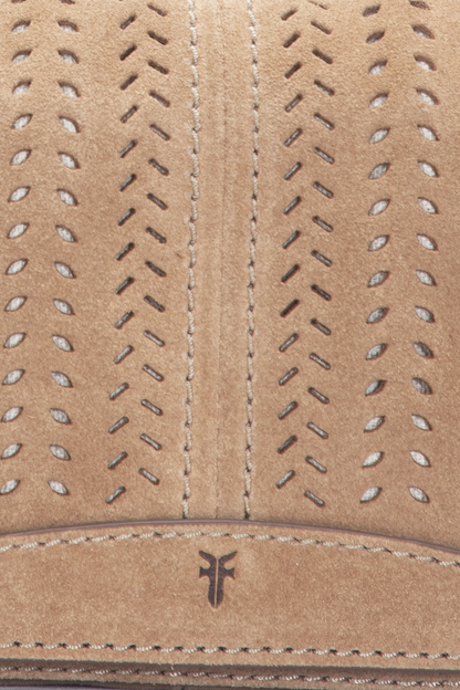 Stella Suede Wallet Crossbody in Beige