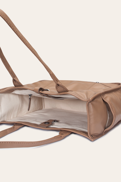 Women's Campus Tote Bag (Beige)