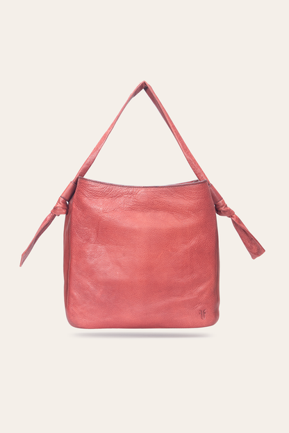 Nora Knotted Hobo in Burgundy