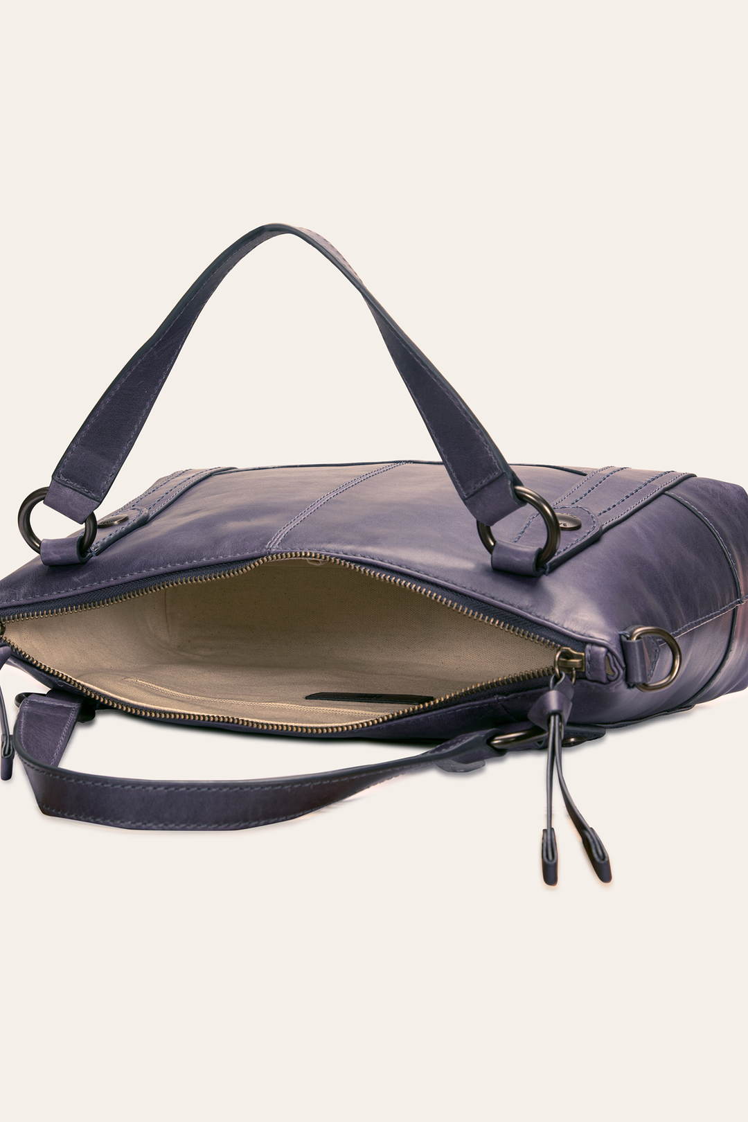 Melissa Eggplant Medium Satchel