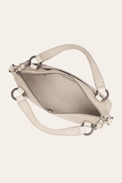 Melissa Nude Medium Satchel