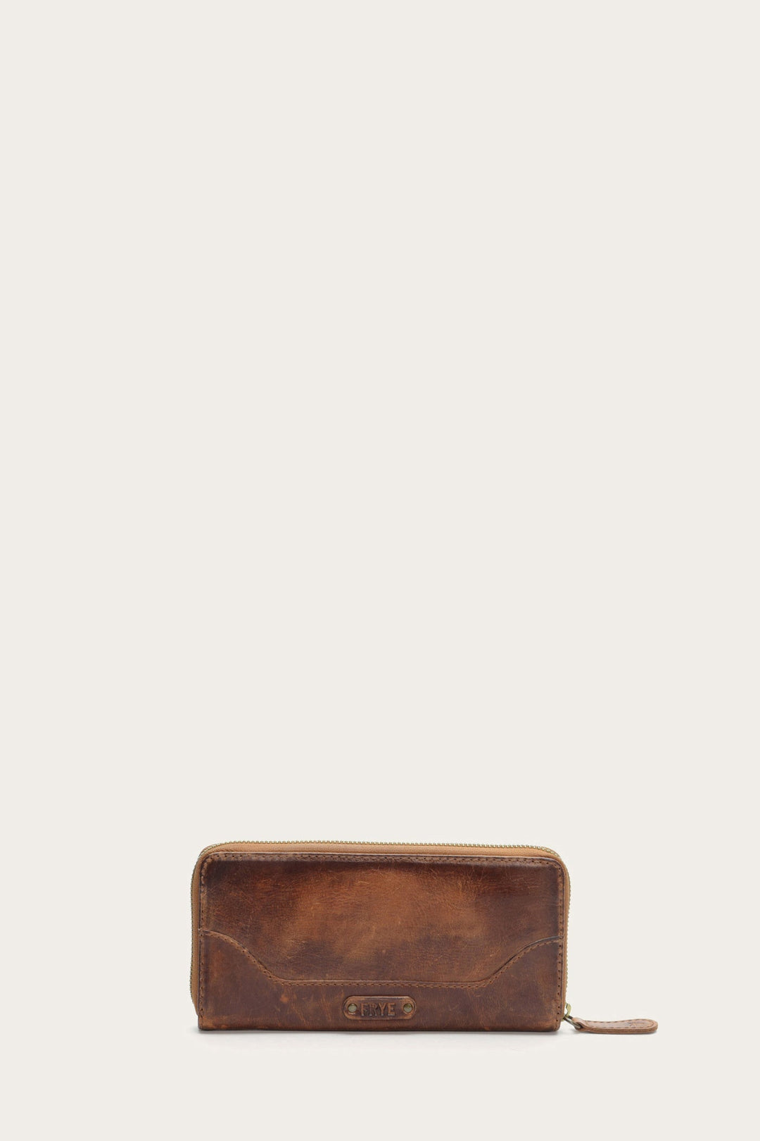 Melissa Cognac Zip Wallet