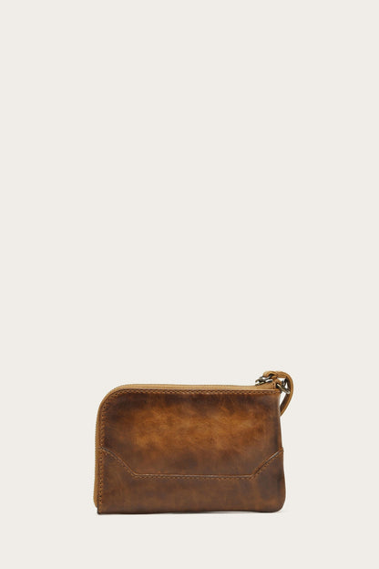 Melissa Cognac Wristlet