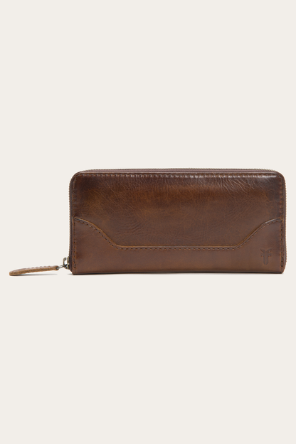 Melissa Dark Brown Zip Wallet