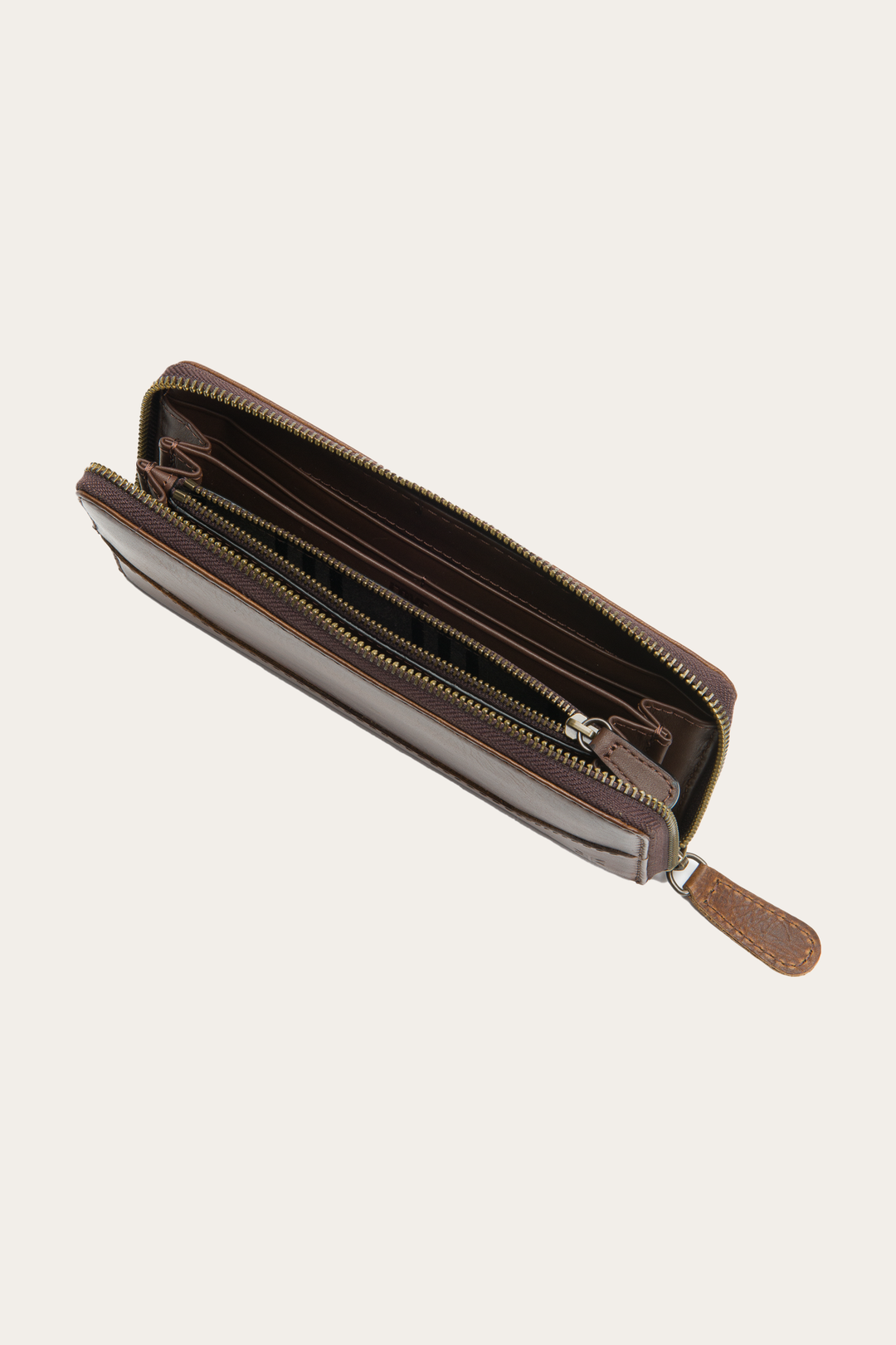 Melissa Dark Brown Zip Wallet