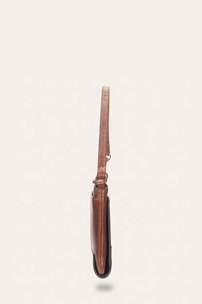 Melissa Convertible Wristlet Wallet in Cognac