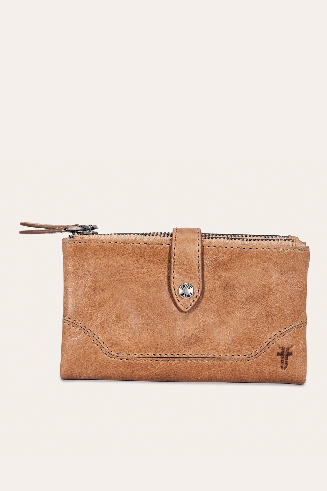 Melissa Beige Double Zip Wallet