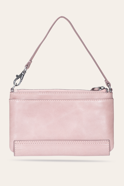 Melissa Convertible Wristlet Wallet in Woodrose