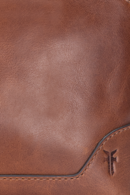 Melissa Cognac Carry All Clutch