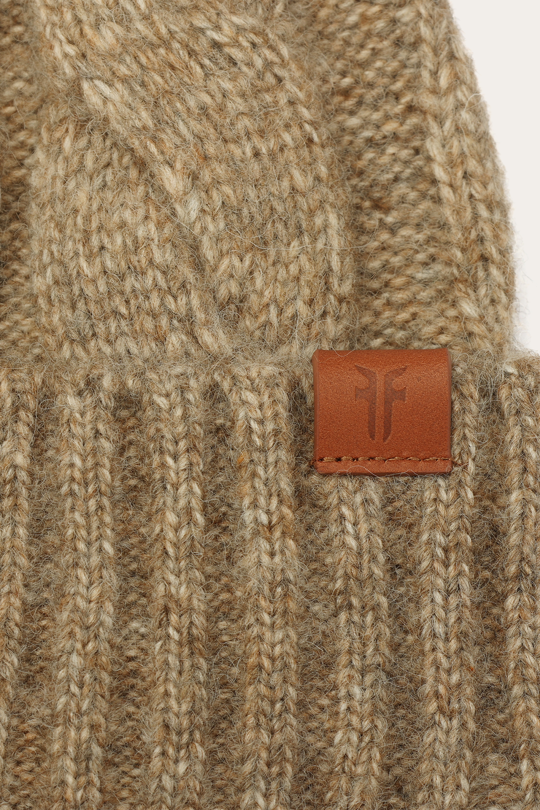 Burnt Olive Wide Cable Cuff Hat
