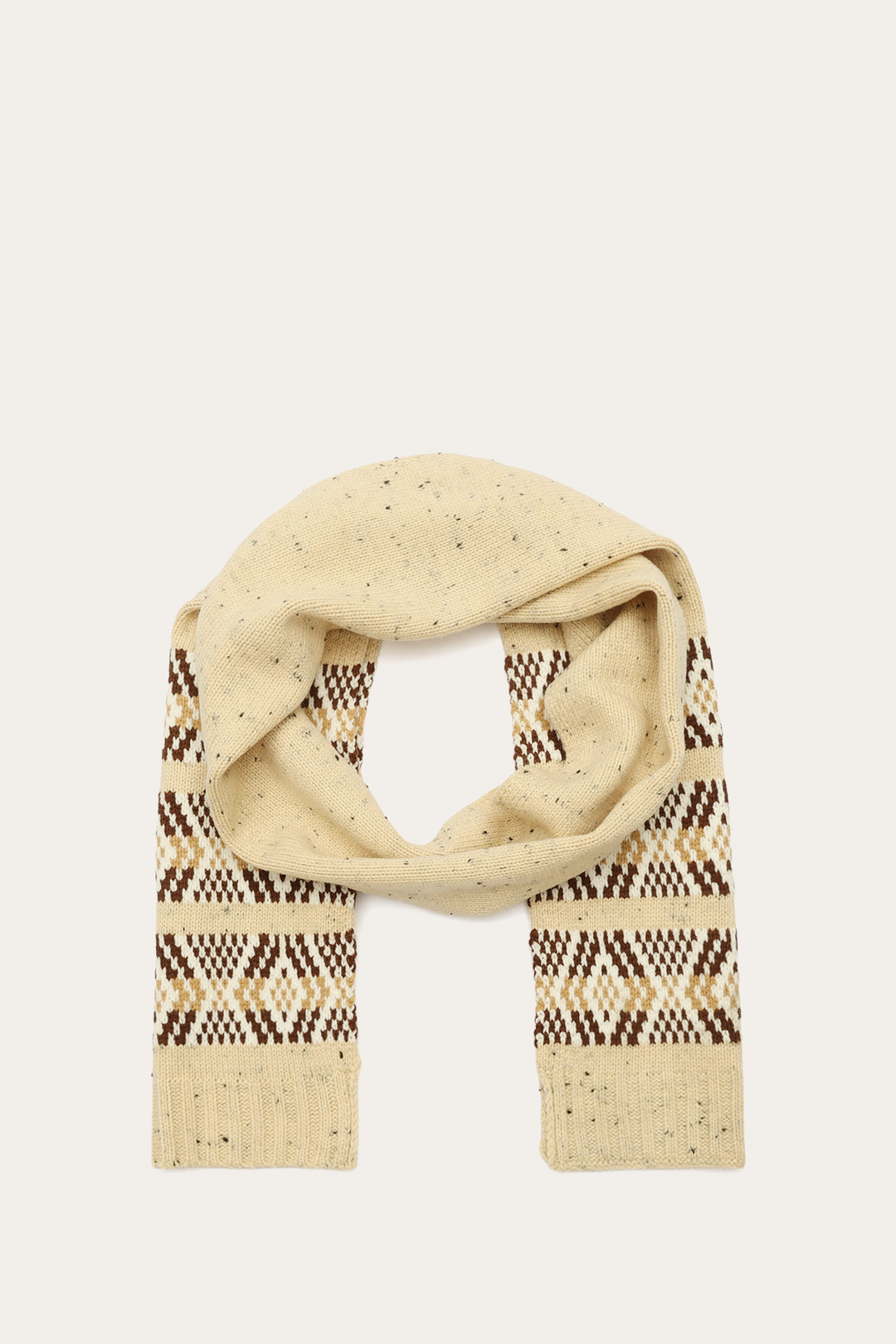 Birch Tweed Fair Isle Scarf