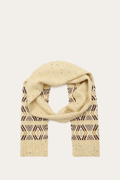 Birch Tweed Fair Isle Scarf