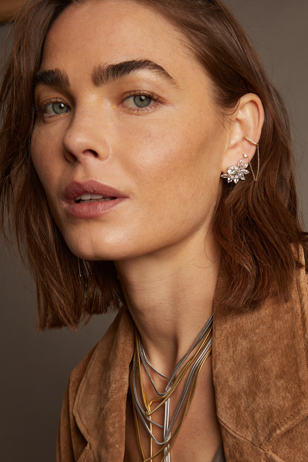 Women’s Marquise Fringe Earrings | Aurate x The Frye Company