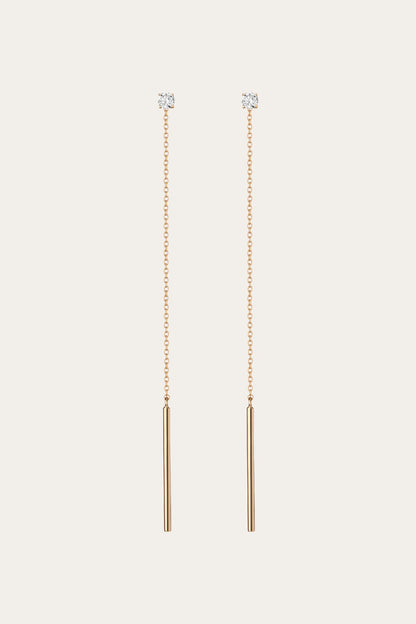 Women’s Lab Grown Diamond Lariat Earrings | Aurate x The Frye Company