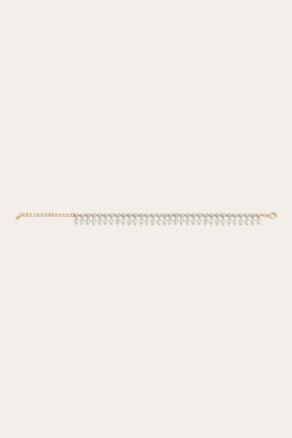 Women’s Marquise Fringe Bracelet | Aurate x The Frye Company