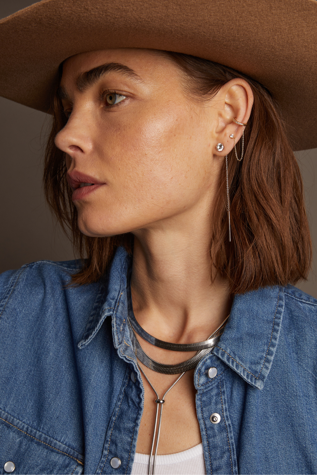 Women’s Spur Lariat Earrings | Aurate x The Frye Company
