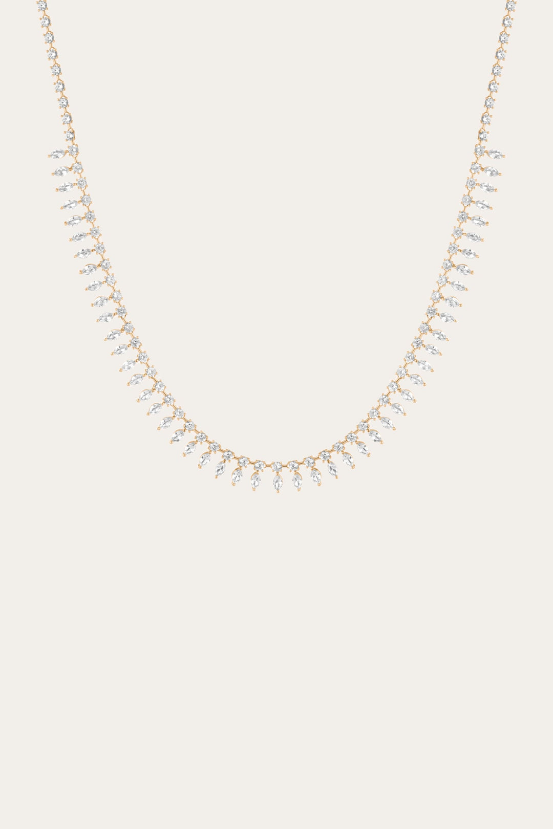 Women’s Marquise Fringe Necklace | Aurate x The Frye Company