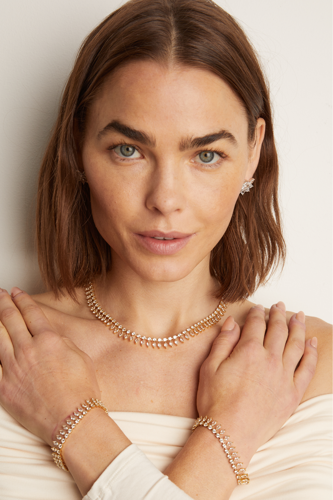 Women’s Marquise Fringe Necklace | Aurate x The Frye Company