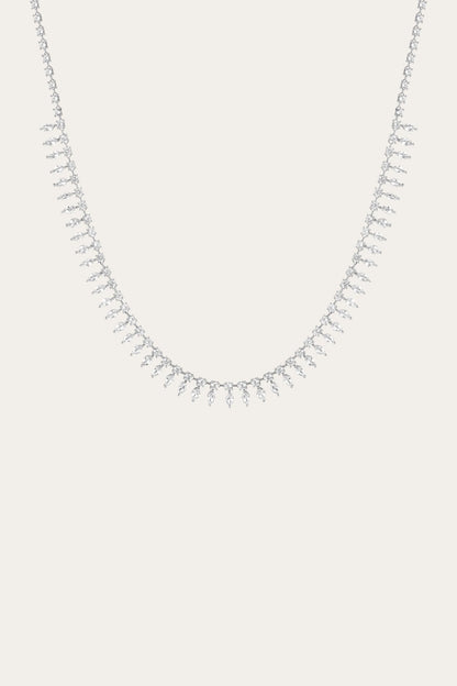 Women’s Marquise Fringe Necklace | Aurate x The Frye Company