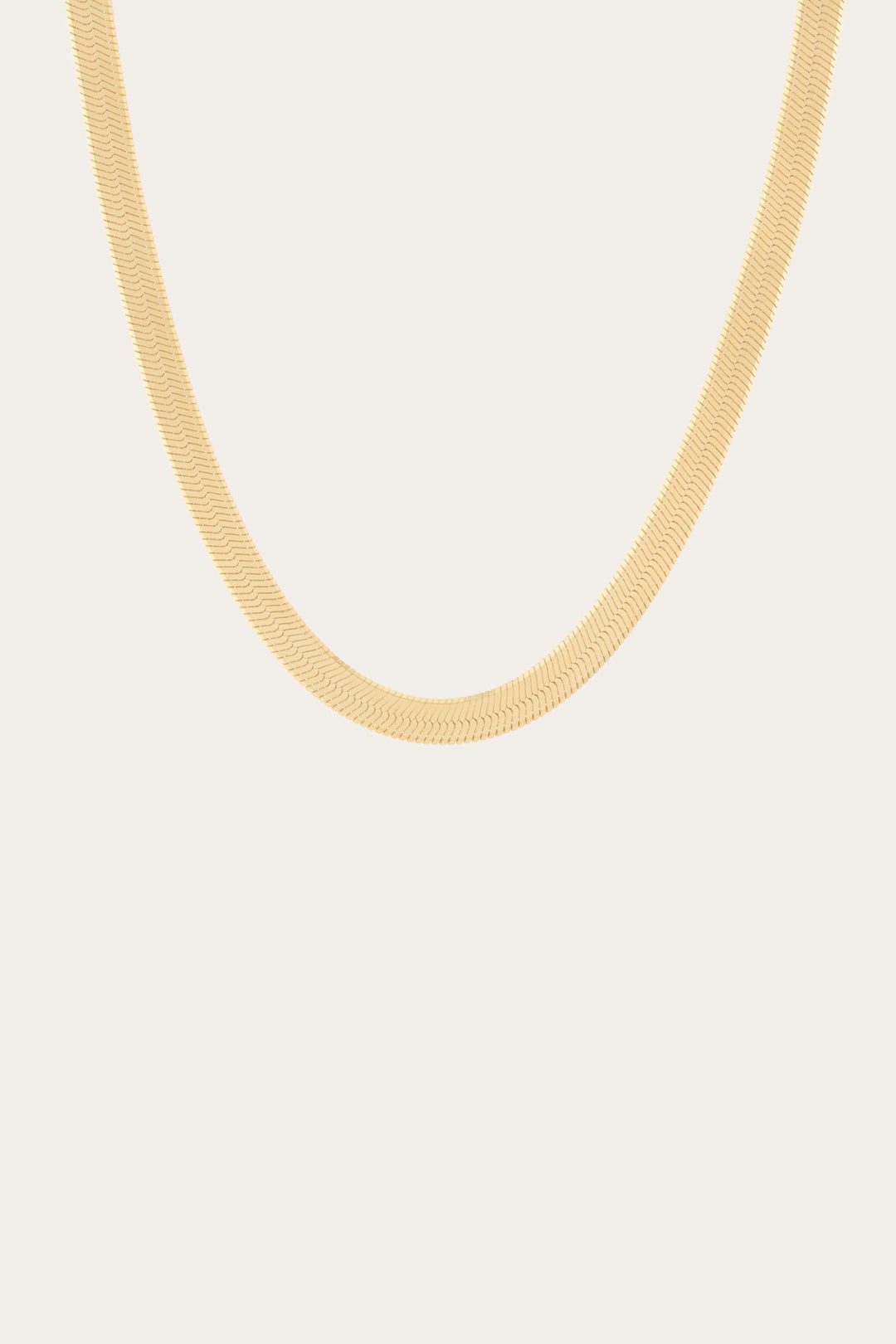Women’s Extra Bold Herringbone Necklace | Aurate x The Frye Company