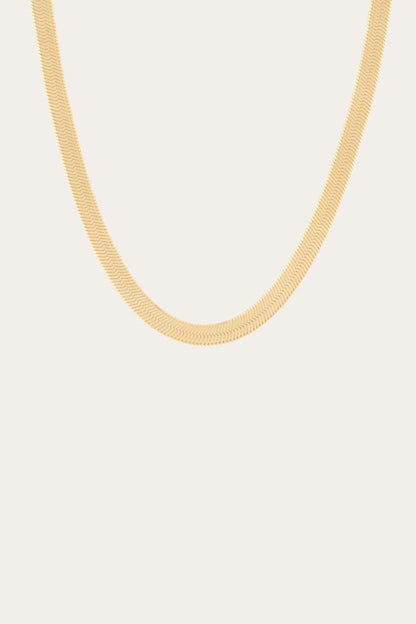 Women’s Extra Bold Herringbone Necklace | Aurate x The Frye Company