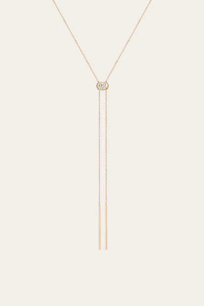 Women’s Lab Grown Diamond Bolo Necklace | Aurate x The Frye Company