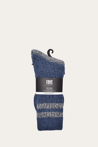 Women’s Navy Super Soft Boot Socks 2 Pack