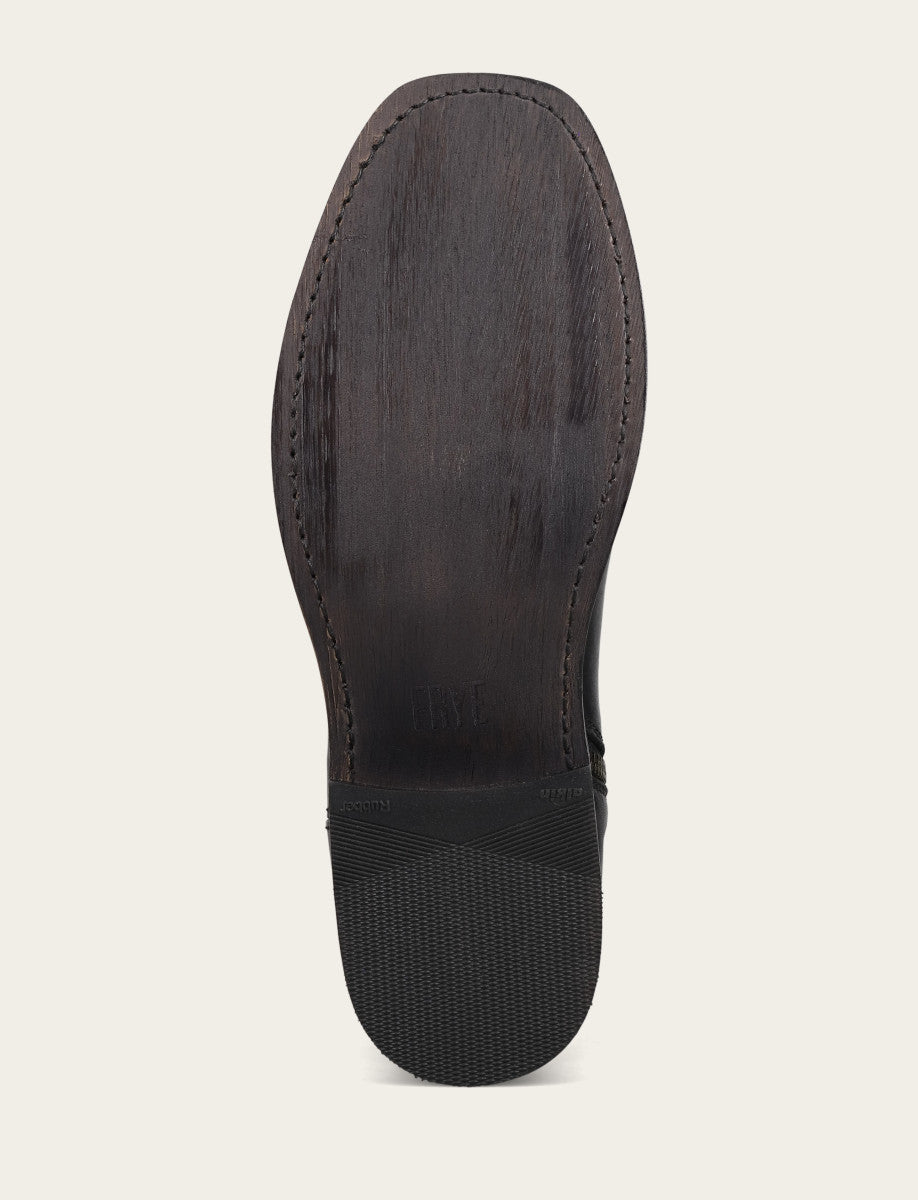 Men's Black Campus Inside Zip Boot