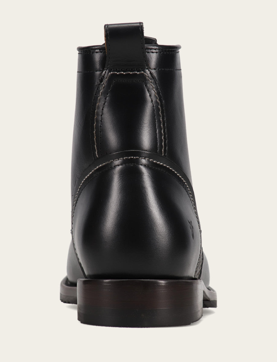 Men's Black Hudson Workboot Plain Toe