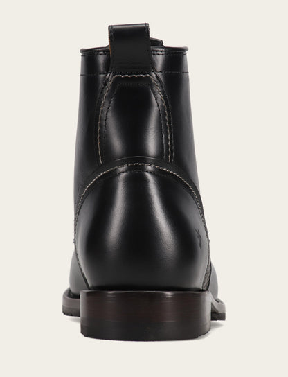 Men's Black Hudson Workboot Plain Toe