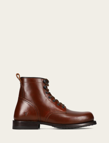 Men's Mahogany Hudson Workboot Plain Toe