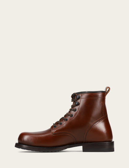 Men's Mahogany Hudson Workboot Plain Toe
