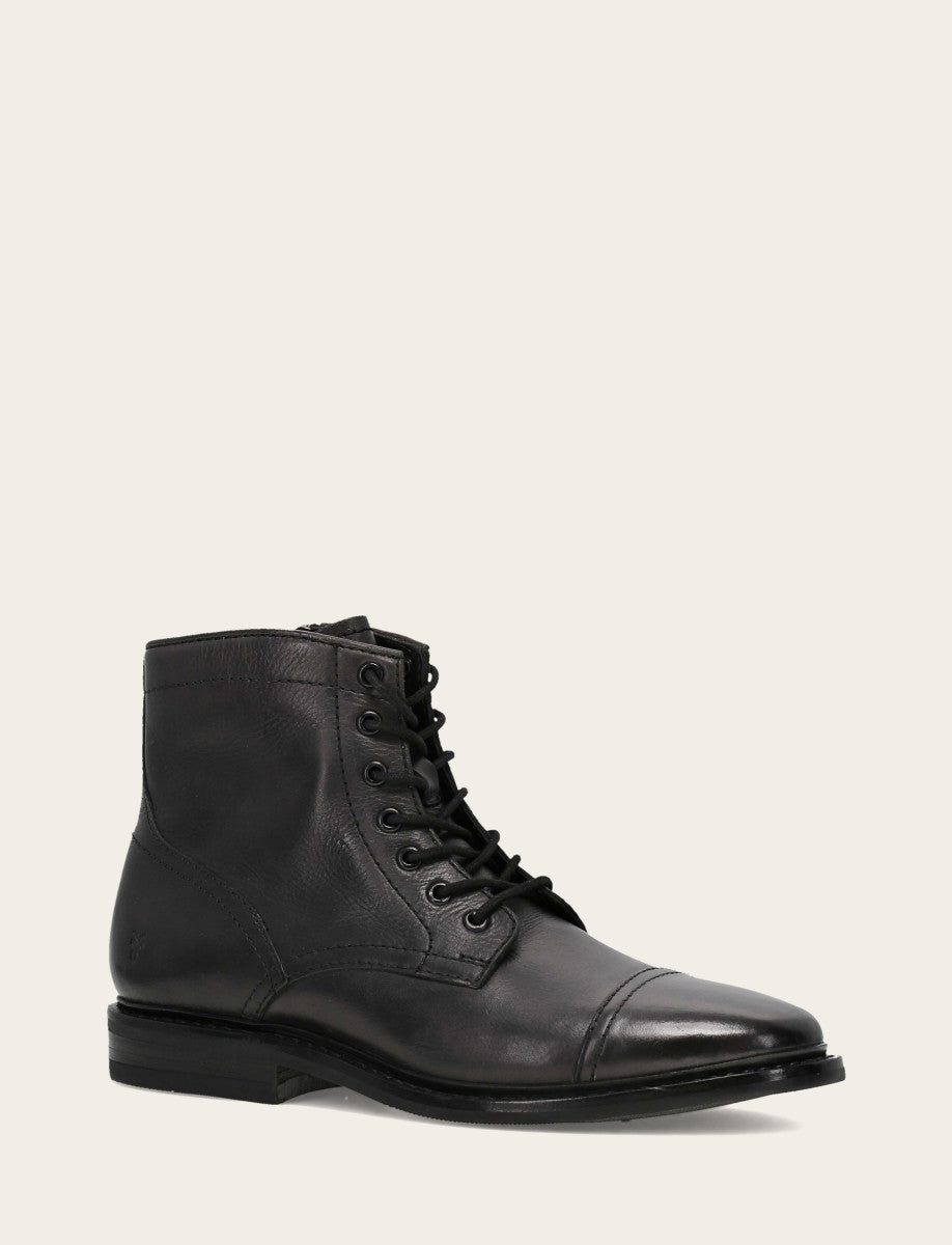 Men's Black Paul Mid Lace Boot