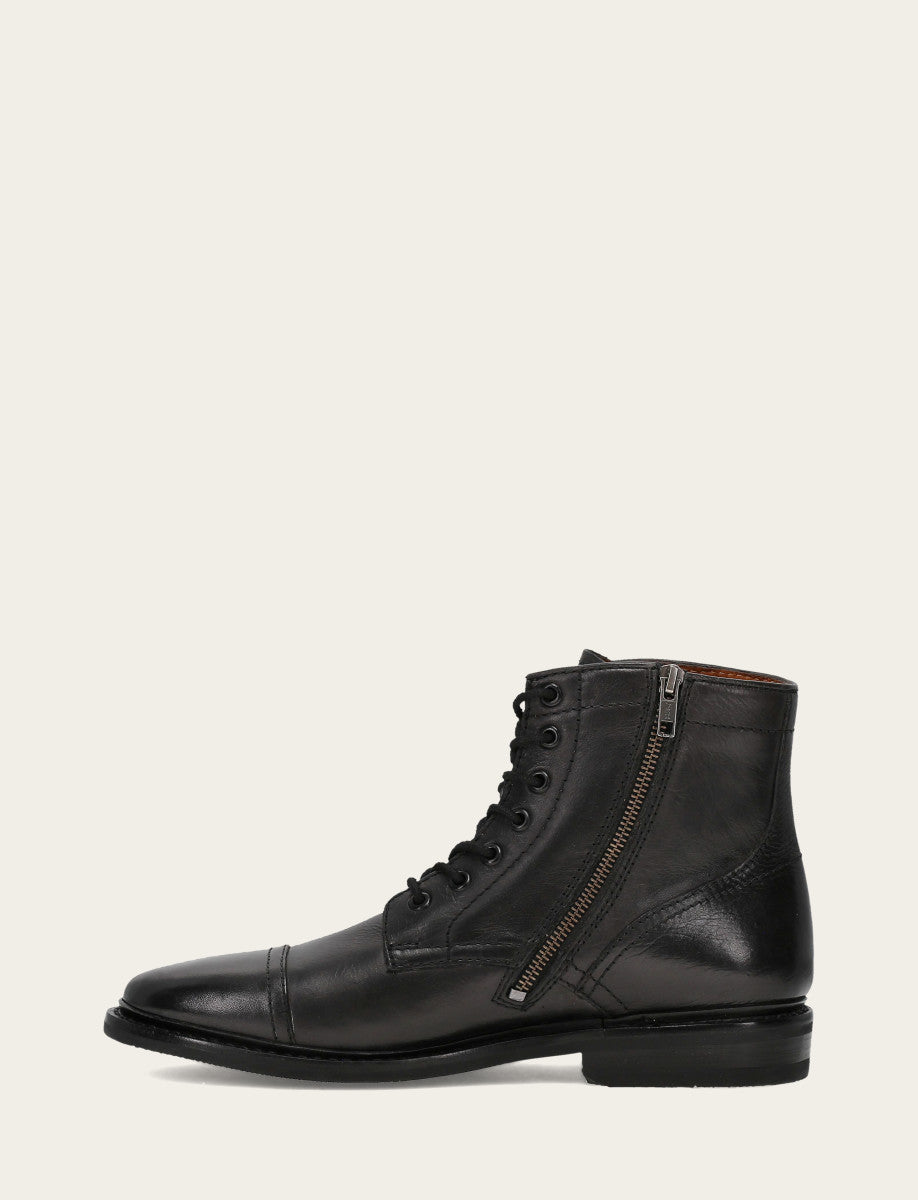 Men's Black Paul Mid Lace Boot