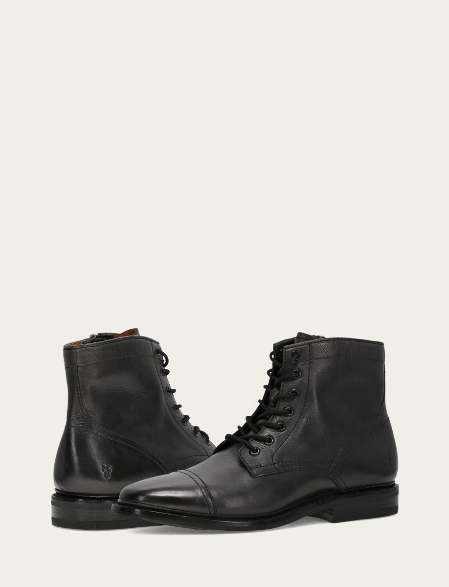Men's Black Paul Mid Lace Boot