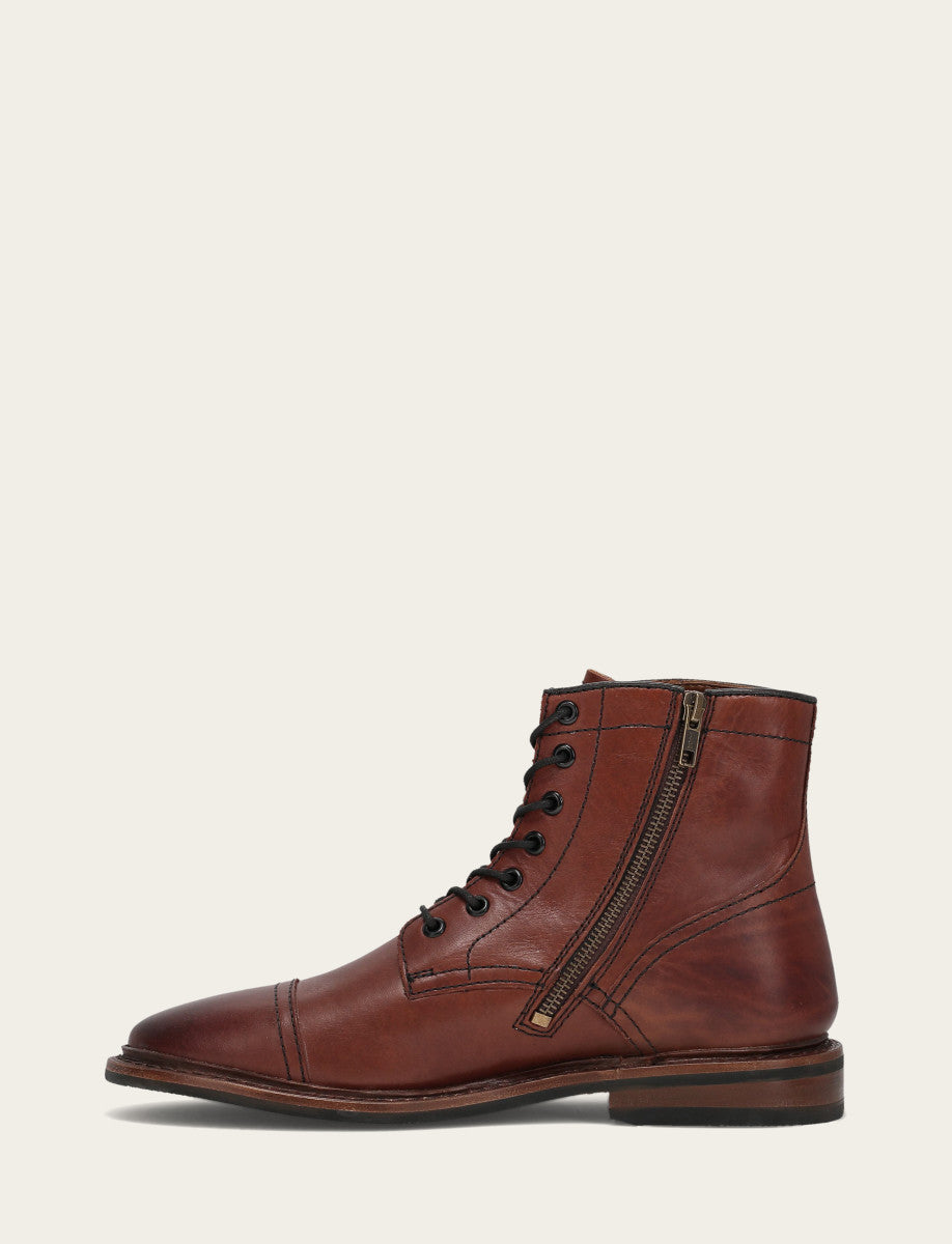 Men's Brown Paul Mid Lace Boot