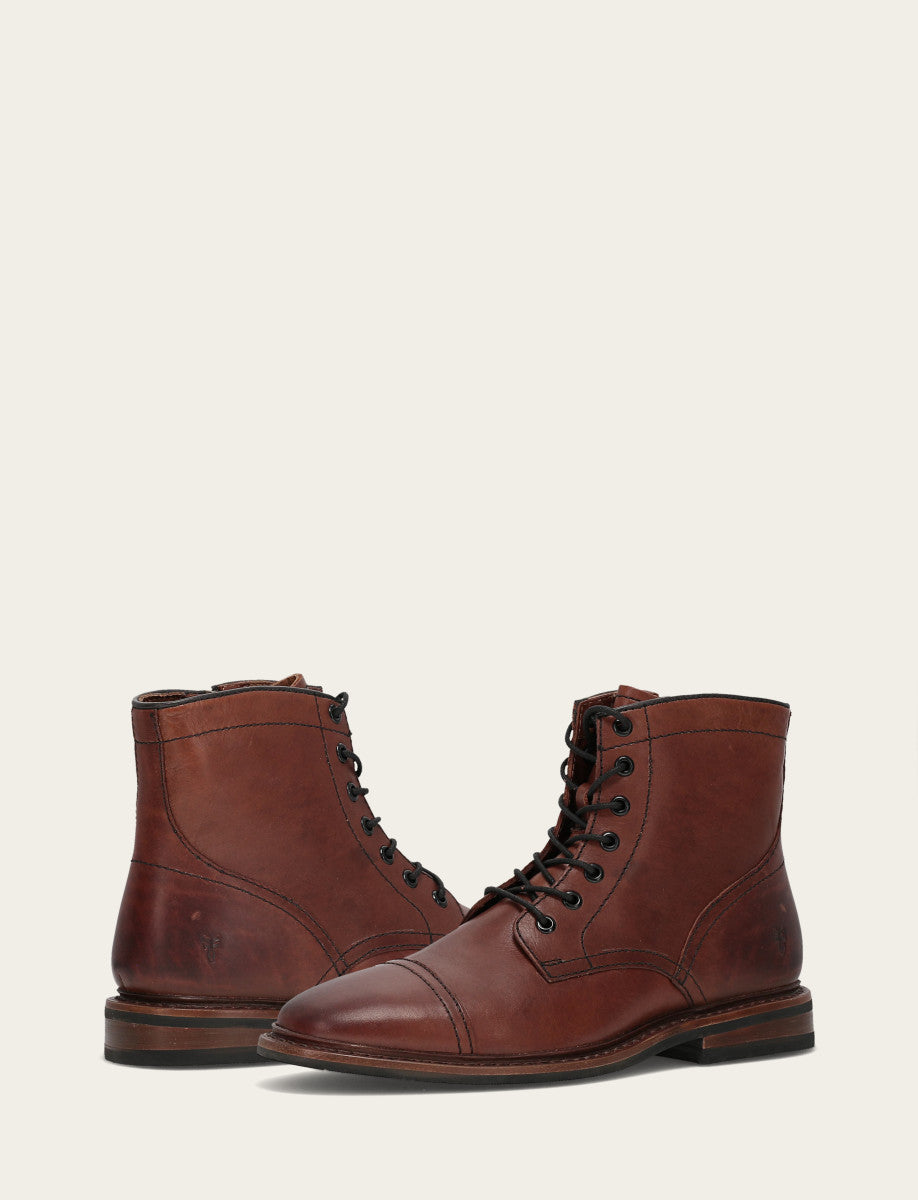 Men's Brown Paul Mid Lace Boot