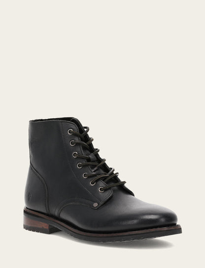 Men's Black Barrett Lace Up Boots