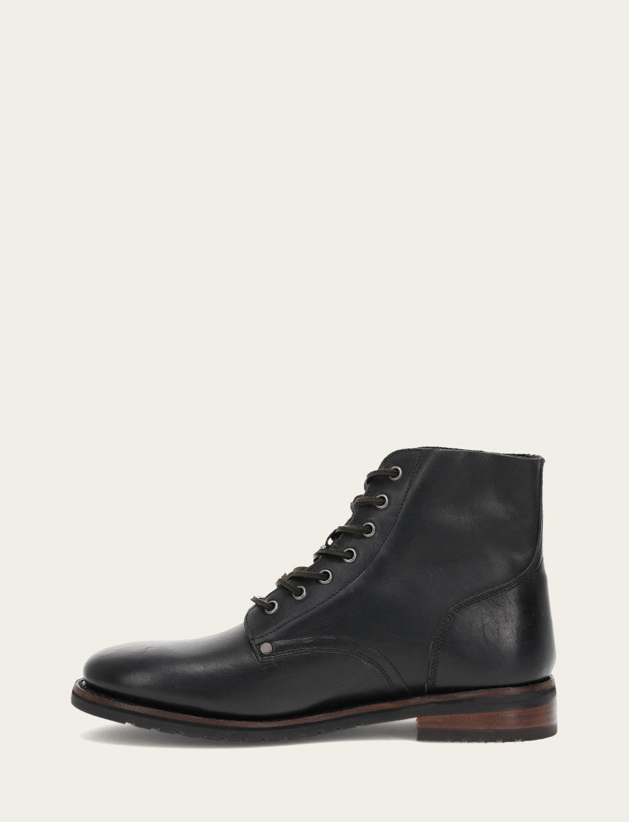 Men's Black Barrett Lace Up Boots