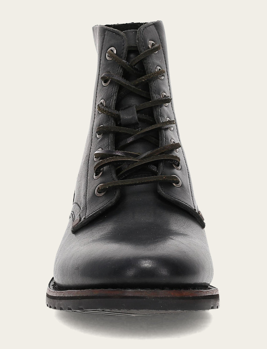 Men's Black Barrett Lace Up Boots