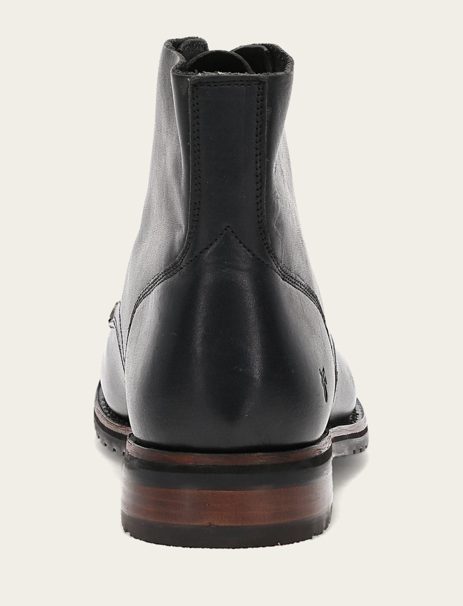 Men's Black Barrett Lace Up Boots