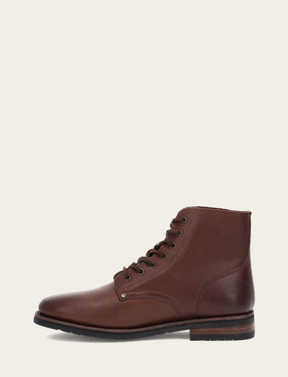 Men's Cognac Barrett Lace Up Boots
