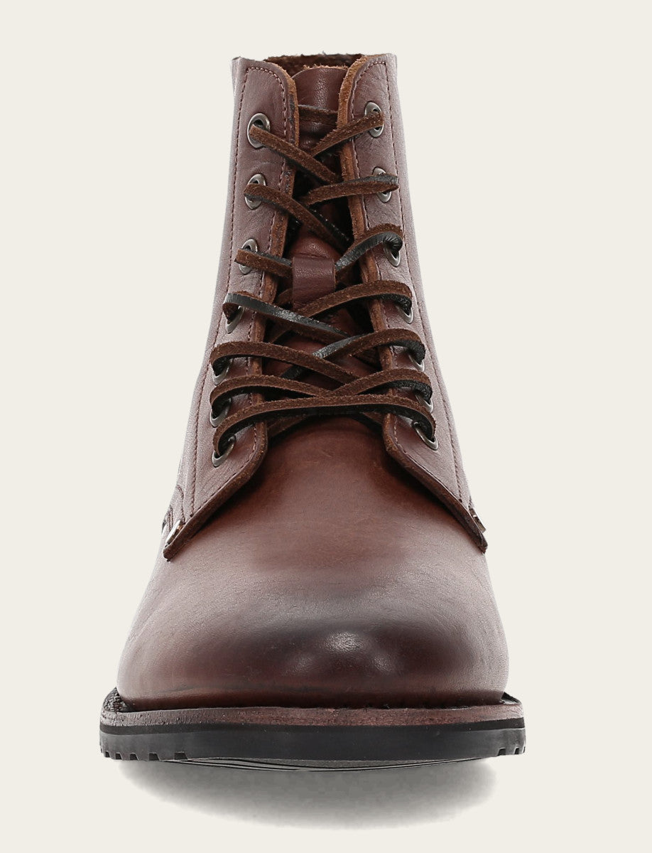 Men's Cognac Barrett Lace Up Boots
