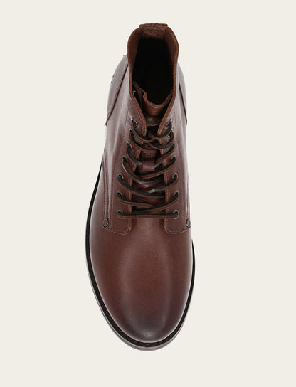 Men's Cognac Barrett Lace Up Boots