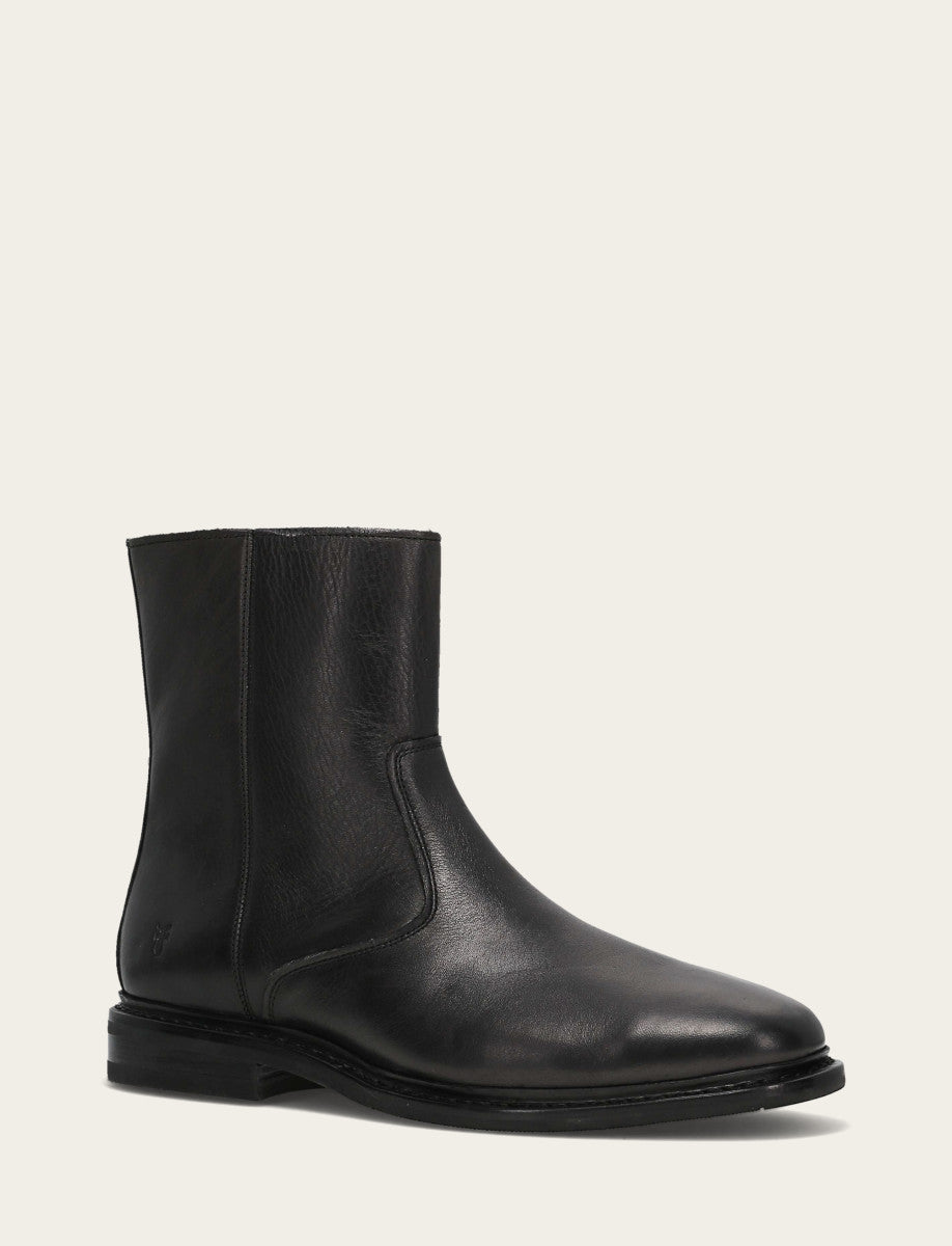 Men's Black Paul Inside Zip Boot