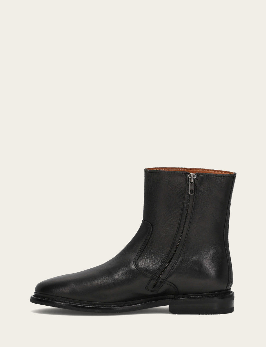 Men's Black Paul Inside Zip Boot