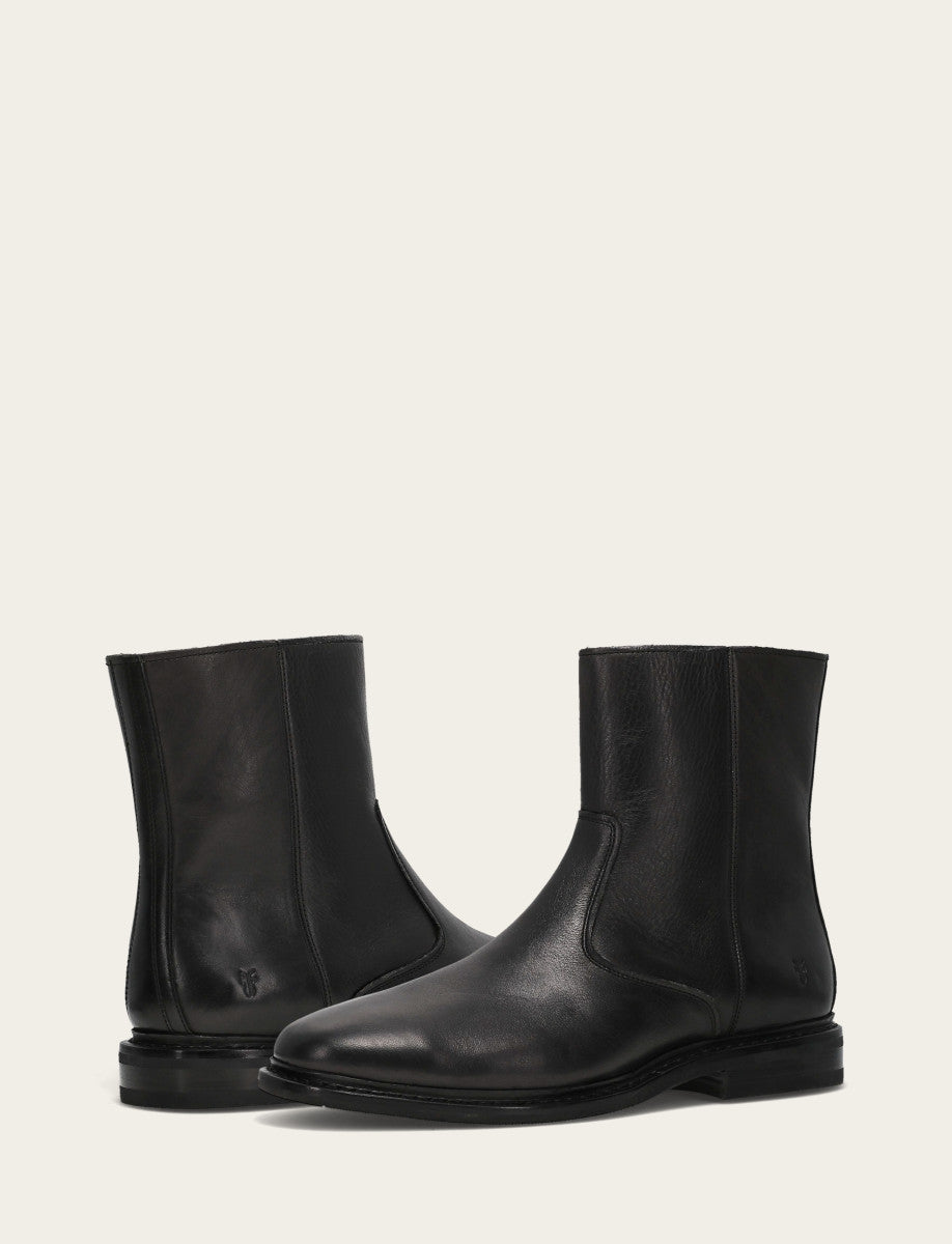 Men's Black Paul Inside Zip Boot