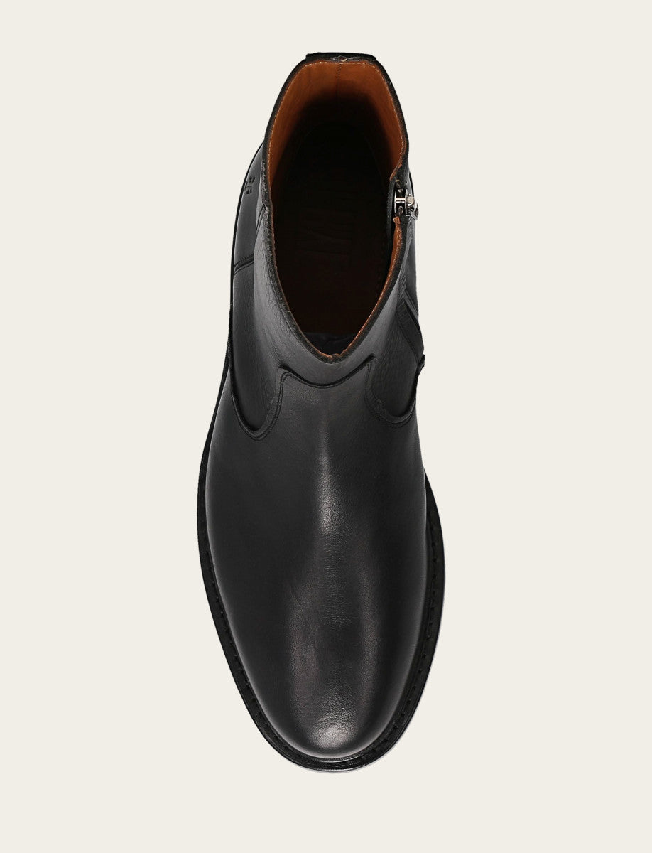 Men's Black Paul Inside Zip Boot