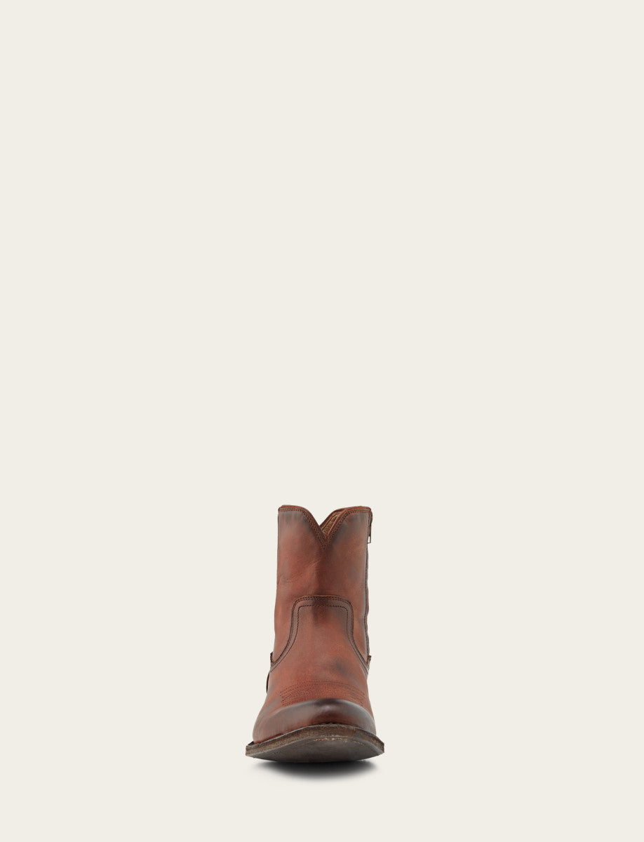 Men's Cognac Austin Inside Zip Boots