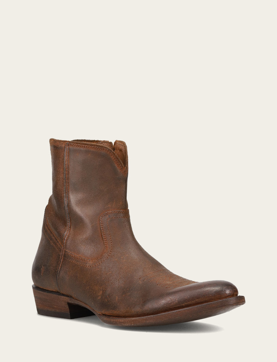 Men's Brown Austin Inside Zip Boots